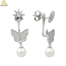 Gümüş Küpe  (İnci)